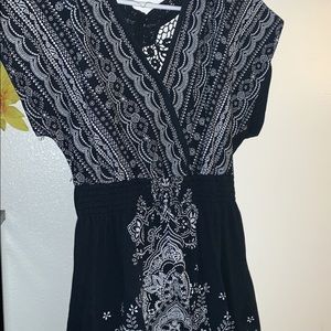 Black Lace Blouse